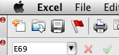 Excel save icon