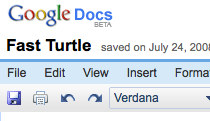 Google Docs save icon