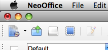 NeoOffice save icon